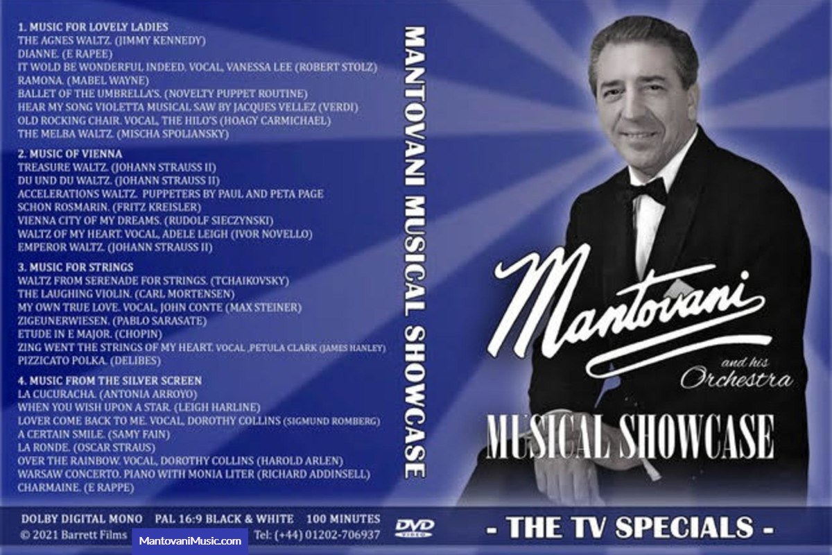 Mantovani Musical Showcase DVD